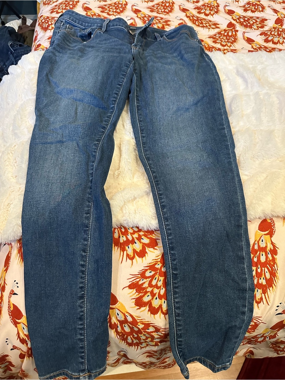 Old Navy Blue Straight-Leg Women’s Jeans